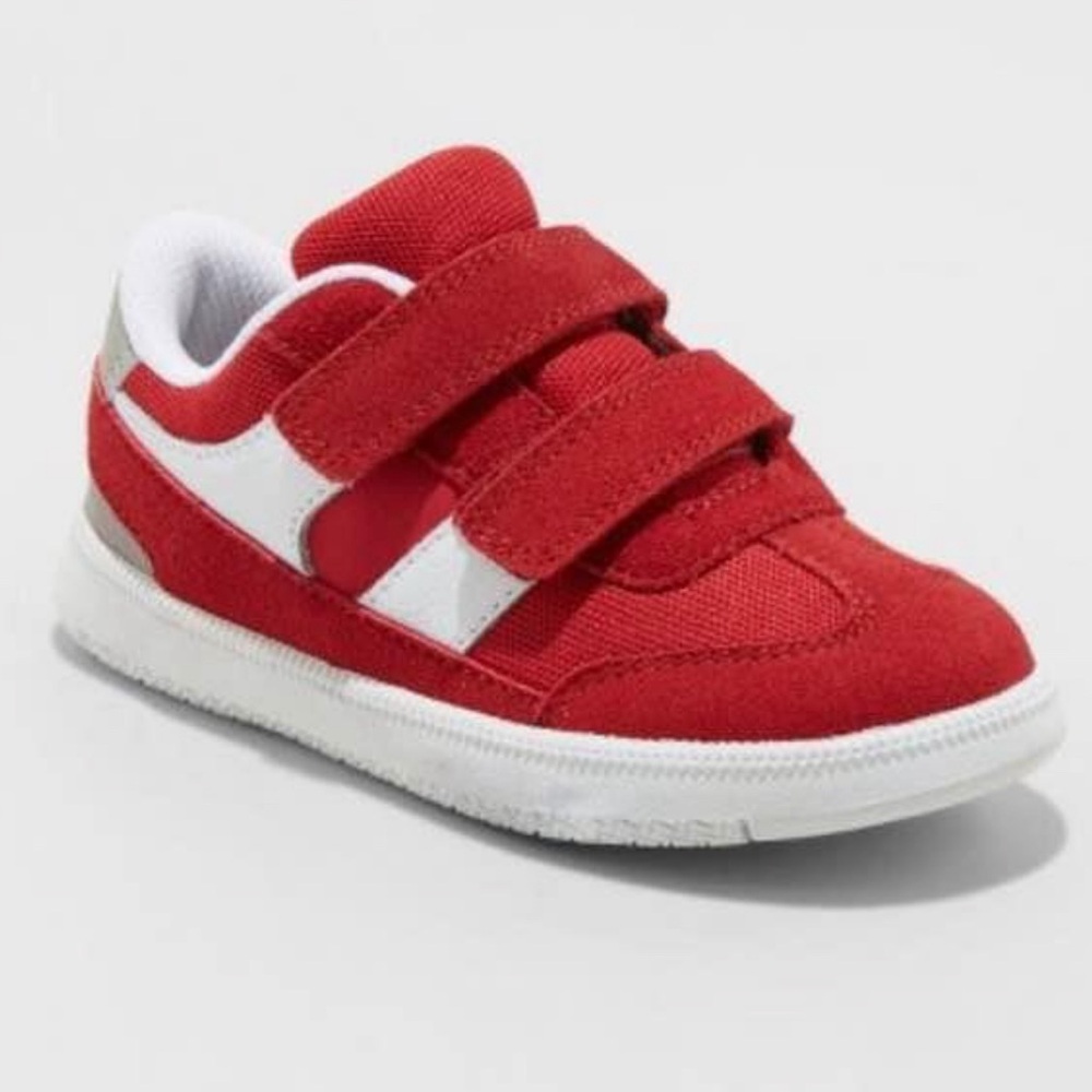 Size 11 Cat & Jack Red Velcro Sneakers